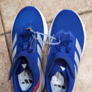 Adidas Kids Blue and White Sneakers